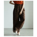 シアーで魅せるフロッキードットシアーワイドパンツ レディース パンツ | Sawa a la mode | 詳細画像18