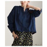 軽やかな風を纏うシアーデニムギャザー裾ドロストシャツ レディース ファッション | Sawa a la mode | 詳細画像2 