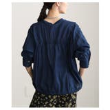 軽やかな風を纏うシアーデニムギャザー裾ドロストシャツ レディース ファッション | Sawa a la mode | 詳細画像7 