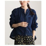 軽やかな風を纏うシアーデニムギャザー裾ドロストシャツ レディース ファッション | Sawa a la mode | 詳細画像8 