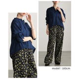 軽やかな風を纏うシアーデニムギャザー裾ドロストシャツ レディース ファッション | Sawa a la mode | 詳細画像9 