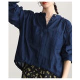 軽やかな風を纏うシアーデニムギャザー裾ドロストシャツ レディース ファッション | Sawa a la mode | 詳細画像10 
