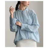 軽やかな風を纏うシアーデニムギャザー裾ドロストシャツ レディース ファッション | Sawa a la mode | 詳細画像20 