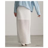 透け感で魅せるシアードットロングスカート レディース スカート | Sawa a la mode | 詳細画像2 