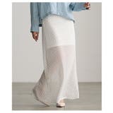 透け感で魅せるシアードットロングスカート レディース スカート | Sawa a la mode | 詳細画像4 