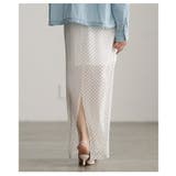 透け感で魅せるシアードットロングスカート レディース スカート | Sawa a la mode | 詳細画像9 