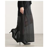 透け感で魅せるシアードットロングスカート レディース スカート | Sawa a la mode | 詳細画像14 