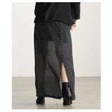 透け感で魅せるシアードットロングスカート レディース スカート | Sawa a la mode | 詳細画像15 