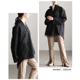 重ね着彩るチュールレイヤードストライプ柄シアーロングシャツ レディース ファッシ… | Sawa a la mode | 詳細画像15 
