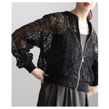 MIXスタイル楽しむ総レース×コード刺繍ジップアップブルゾン レディース ファッ… | Sawa a la mode | 詳細画像7 