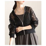 MIXスタイル楽しむ総レース×コード刺繍ジップアップブルゾン レディース ファッ… | Sawa a la mode | 詳細画像10 