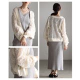 MIXスタイル楽しむ総レース×コード刺繍ジップアップブルゾン レディース ファッ… | Sawa a la mode | 詳細画像19 