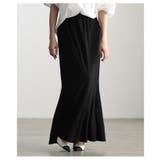 縦ライン際立つリブカットマーメイドスカート レディース スカート | Sawa a la mode | 詳細画像4 