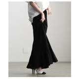 縦ライン際立つリブカットマーメイドスカート レディース スカート | Sawa a la mode | 詳細画像8 