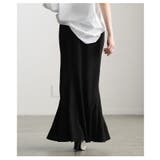 縦ライン際立つリブカットマーメイドスカート レディース スカート | Sawa a la mode | 詳細画像9 