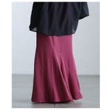 縦ライン際立つリブカットマーメイドスカート レディース スカート | Sawa a la mode | 詳細画像16 