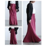 縦ライン際立つリブカットマーメイドスカート レディース スカート | Sawa a la mode | 詳細画像17 