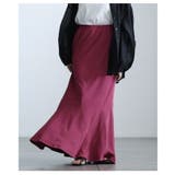 縦ライン際立つリブカットマーメイドスカート レディース スカート | Sawa a la mode | 詳細画像18 