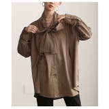 品よく決まるサテンボウタイチュニックブラウス レディース トップス | Sawa a la mode | 詳細画像14