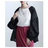 軽やかさで魅せるシアータックバンドカラーシャツ レディース トップス | Sawa a la mode | 詳細画像2 