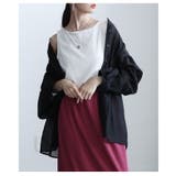 軽やかさで魅せるシアータックバンドカラーシャツ レディース トップス | Sawa a la mode | 詳細画像8 