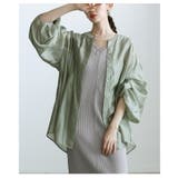 軽やかさで魅せるシアータックバンドカラーシャツ レディース トップス | Sawa a la mode | 詳細画像9 