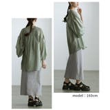 軽やかさで魅せるシアータックバンドカラーシャツ レディース トップス | Sawa a la mode | 詳細画像10 