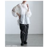 軽やかさで魅せるシアータックバンドカラーシャツ レディース トップス | Sawa a la mode | 詳細画像13 