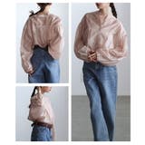 軽やかさで魅せるシアータックバンドカラーシャツ レディース トップス | Sawa a la mode | 詳細画像17 