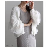 重ねて華やぐドット柄チュールレイヤードブルゾン レディース ファッション | Sawa a la mode | 詳細画像2 