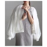 重ねて華やぐドット柄チュールレイヤードブルゾン レディース ファッション | Sawa a la mode | 詳細画像4 