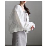 重ねて華やぐドット柄チュールレイヤードブルゾン レディース ファッション | Sawa a la mode | 詳細画像12 