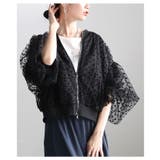 重ねて華やぐドット柄チュールレイヤードブルゾン レディース ファッション | Sawa a la mode | 詳細画像14 