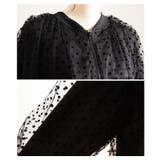 重ねて華やぐドット柄チュールレイヤードブルゾン レディース ファッション | Sawa a la mode | 詳細画像23 