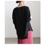 ラフに決まるロゴデザインチュニック レディース トップス | Sawa a la mode | 詳細画像9