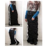 スポーティーに決まるラインセンターギャザースカート レディース スカート | Sawa a la mode | 詳細画像17 