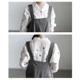 流れるドレープで魅せるフロントドレープサロペットパンツ レディース オールインワ… | Sawa a la mode | 詳細画像5 