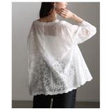 ナチュラルに華やぐ草花刺繍コットンシアーブラウス レディース ファッション | Sawa a la mode | 詳細画像8