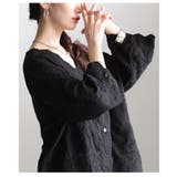 ナチュラルに華やぐ草花刺繍コットンシアーブラウス レディース ファッション | Sawa a la mode | 詳細画像22