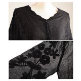 ナチュラルに華やぐ草花刺繍コットンシアーブラウス レディース ファッション | Sawa a la mode | 詳細画像23