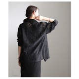 レイヤードを彩る大人の花柄総レース開襟シャツ レディース ファッション | Sawa a la mode | 詳細画像11