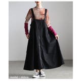 直線と余白で魅せるフロントジップジャンパースカート レディース ワンピース | Sawa a la mode | 詳細画像13 