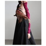 直線と余白で魅せるフロントジップジャンパースカート レディース ワンピース | Sawa a la mode | 詳細画像14 