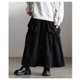 シルエットで差をつけるギャザーポケットフレアースカート レディース スカート | Sawa a la mode | 詳細画像2 