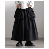 シルエットで差をつけるギャザーポケットフレアースカート レディース スカート | Sawa a la mode | 詳細画像12 