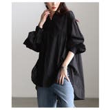 さり気ない甘さ漂う花柄刺繍スキッパーチュニックシャツ レディース ファッション | Sawa a la mode | 詳細画像7 