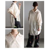 さり気ない甘さ漂う花柄刺繍スキッパーチュニックシャツ レディース ファッション | Sawa a la mode | 詳細画像19 