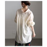 さり気ない甘さ漂う花柄刺繍スキッパーチュニックシャツ レディース ファッション | Sawa a la mode | 詳細画像20 