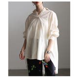 さり気ない甘さ漂う花柄刺繍スキッパーチュニックシャツ レディース ファッション | Sawa a la mode | 詳細画像21 