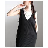 重ねて可愛い深Vネックリブカットワンピース レディース ワンピース | Sawa a la mode | 詳細画像14